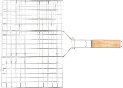 Opekač Strend Pro Grill, na mäso s drevenou rúčkou, 41x60x1,5 cm