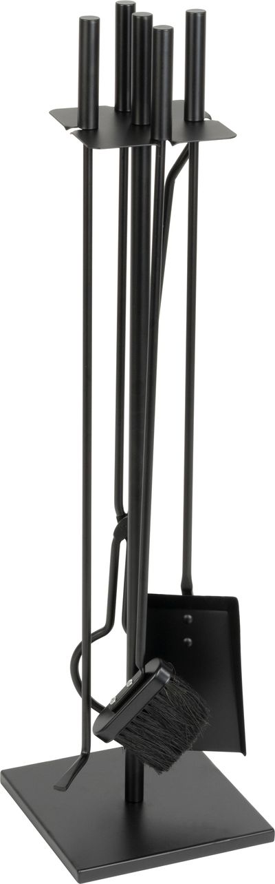 Sada kutáč Homefire FT075BA, ku krbu, 4 dielna, čierna, 81 cm, krbové náradie