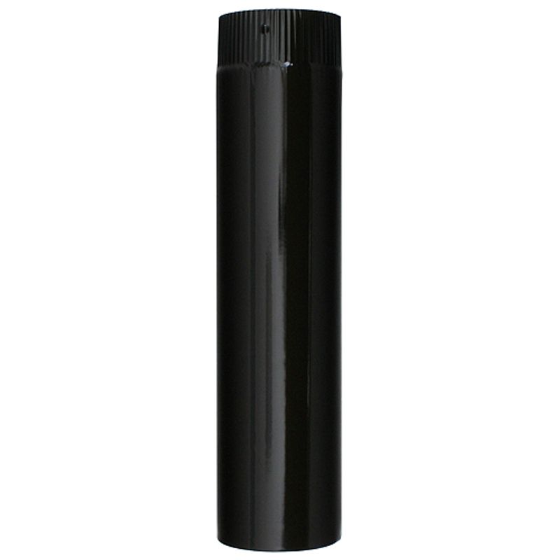 Rura Smalt 0500 mm, hnedá, smaltovaná , 120 mm