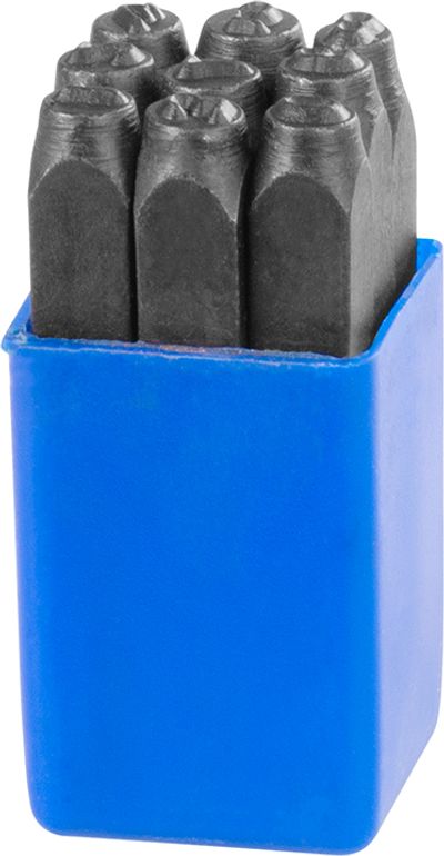 Razidla čísla HR59206, výška číslic 6 mm, 123 9 ks