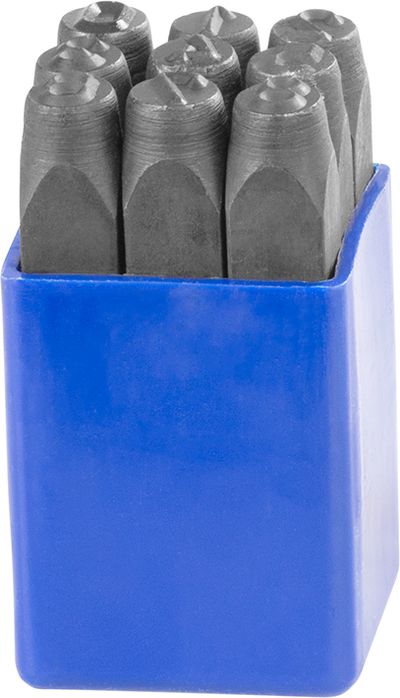 Razidla čísla HR59207, výška číslic 8 mm, 123 9 ks