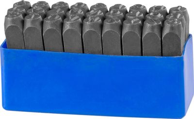 Razidla abeceda HR59107, výška písma 10 mm, písmenková, 27 ks