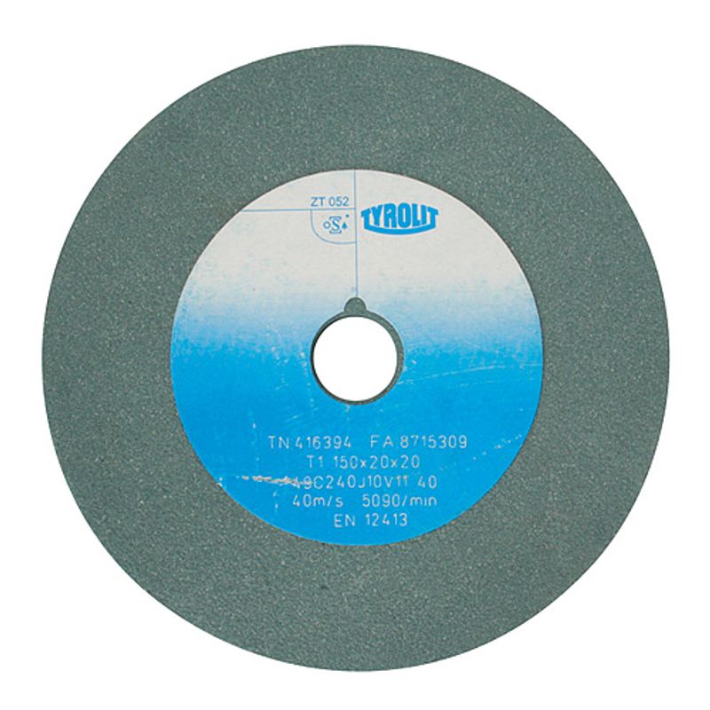 Kotúč Tyrolit 416394, 150x20x20 mm, 49C240J10V40 (zrnitosť 240), brúsny