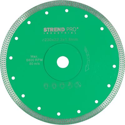 Kotúč Strend Pro Industrial 230x22.2x1.8 mm, diamantový, ultra tenký