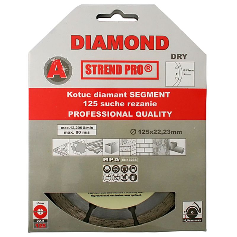 Kotúč Strend Pro 521A, 150 mm, diamantový, segment