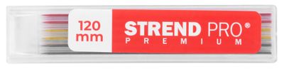 Tuha Strend Pro Premium, náhradná, pre tesársku ceruzku, značkovacia, 6 ks, čierna, 120 mm