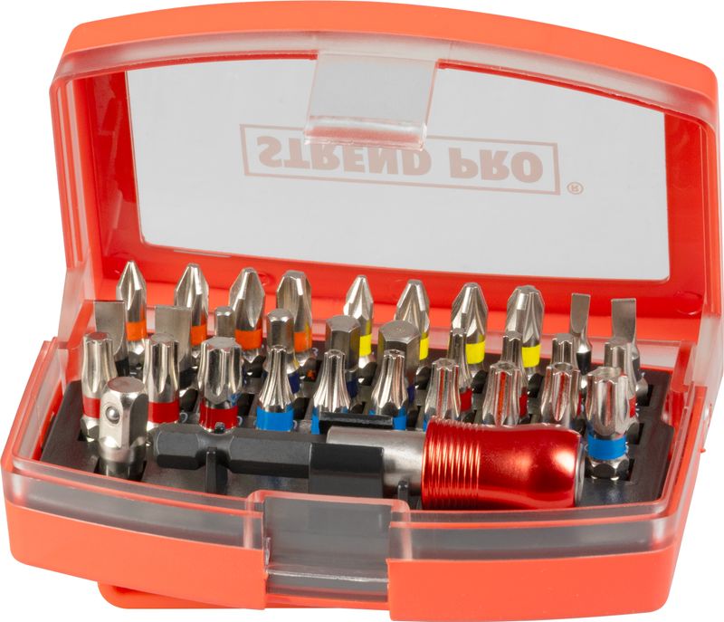 Sada bitov Strend Pro EVE-12083 • 32 dielna, L-25 mm, S2 + držiak bitov