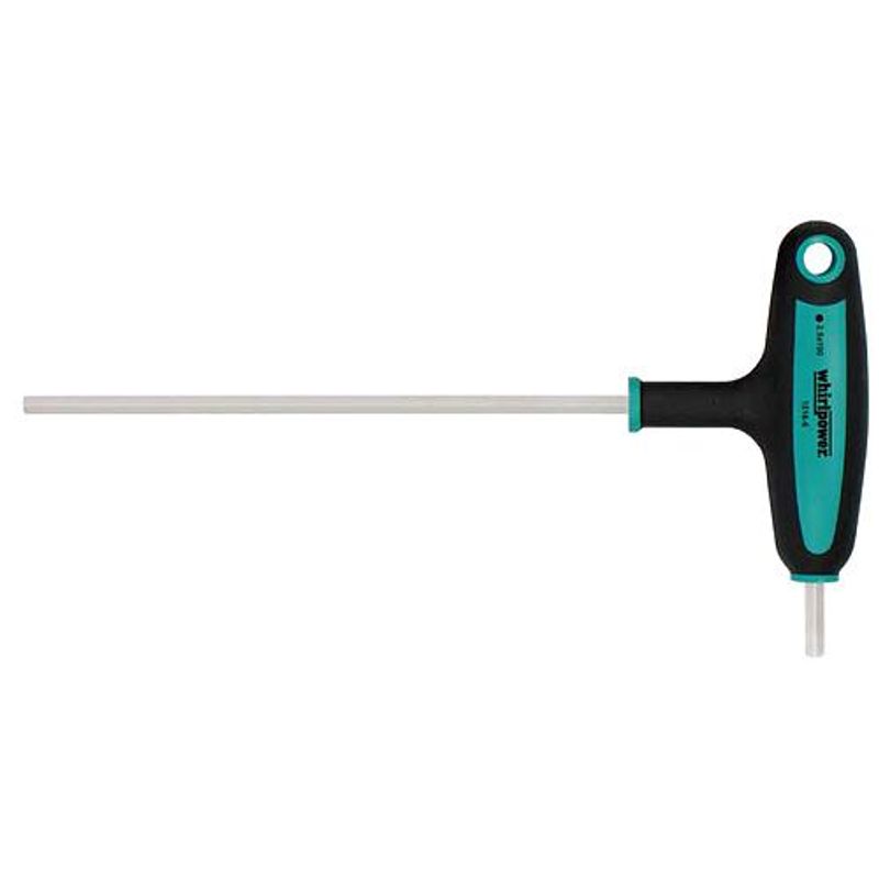 Skrutkovač Whirlpower® 1516-6, 4.0x150 mm, Hex, T-rukoväť, S2, Imbusový