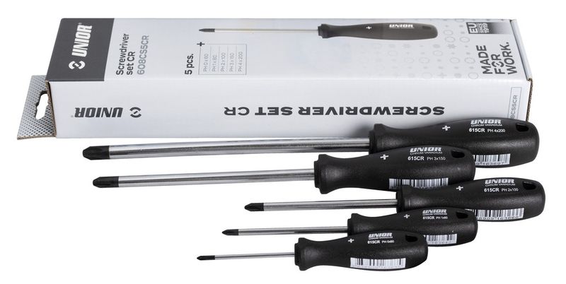 Sada skrutkovac UNIOR 608 CS5 CR • 5xPH
