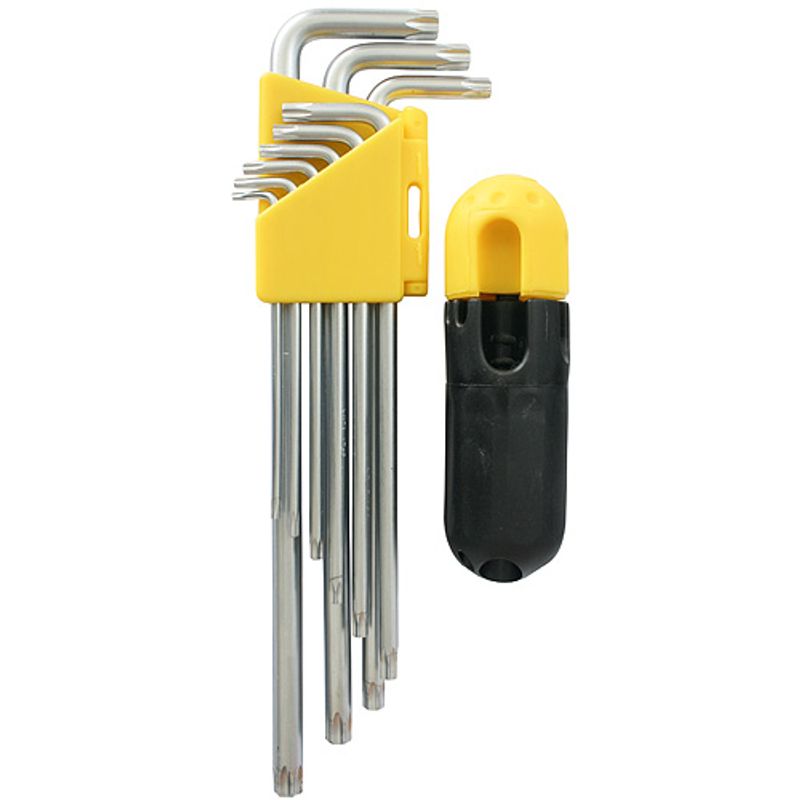 Sada kľúčov Strend Pro HK7008, 9 dielna, T10-T50, Torx, Cr-V, zástrčná