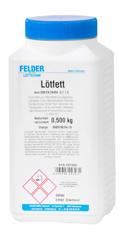 Pasta na spájkovanie FELDER Universal, 500 g, Cu, Steel