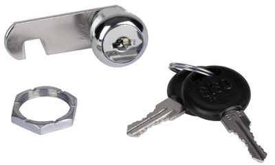 Zámok SISO 14.04.430-0, 19x11 mm, CAM07, Cr, nábytkový