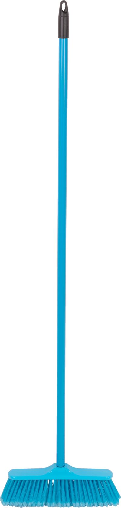 Metla Cleonix B0684, modrá, kovová násada 120 cm, 28 cm
