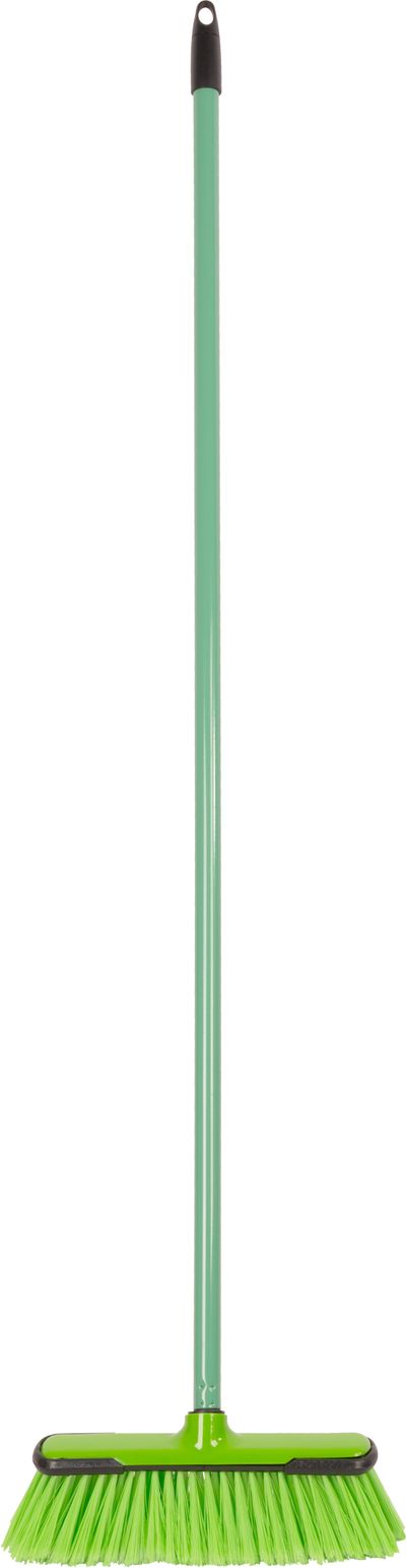 Metla Cleonix B0682, zelená, násada 120 cm, 31 cm