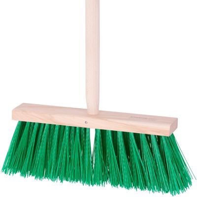 Metla Strend Pro, 300 mm, priemyselná, s násadou 