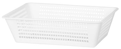 Kôš na bielizeň ICS M47247, biely, 47x32x14 cm