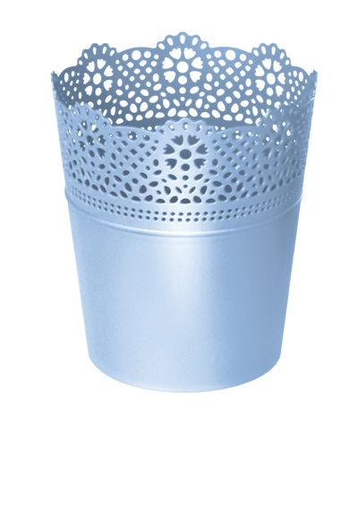 Kvetináč LACE 160 mm, modrý