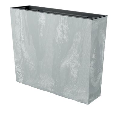 Kvetináč URBI Case Beton 580x180x498 mm, vzhľad betón, vložka