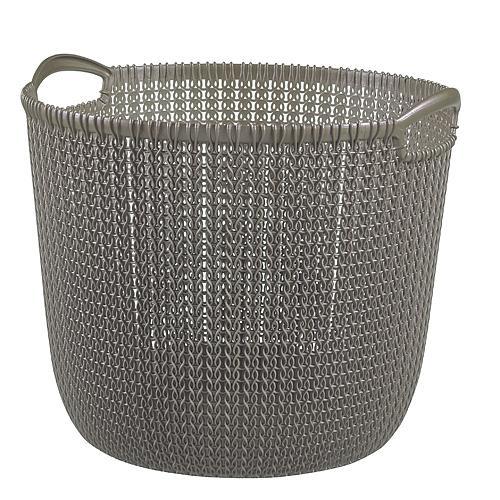 Kôš Curver® KNIT PAPER BIN 7L hnedý, 24x27x23 cm, na papier