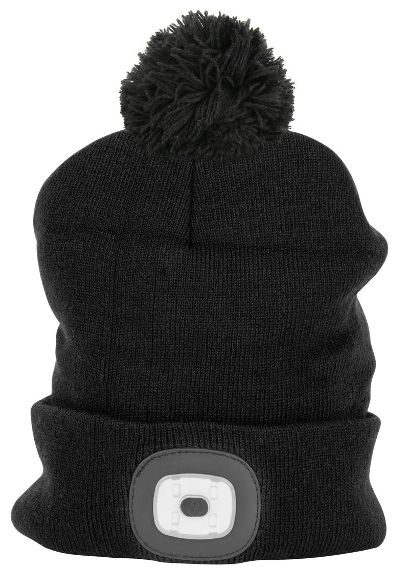 Čiapka Strend Pro Wahoo čierna L, 4x SMD LED, 60 lm, s brmbolcom