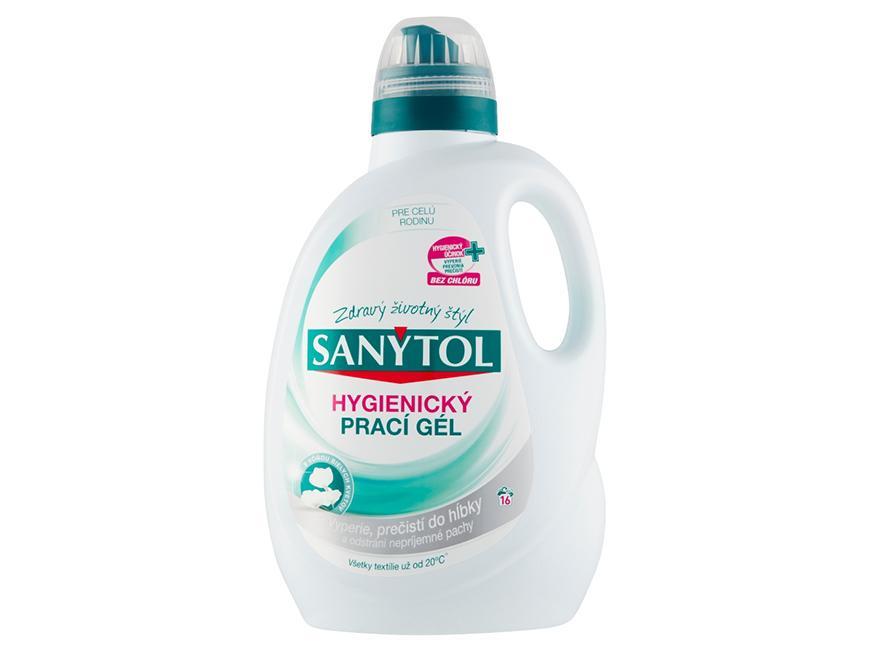 Gél Sanytol, hygienický, prací, vôňa bielych kvetov, 1650 ml