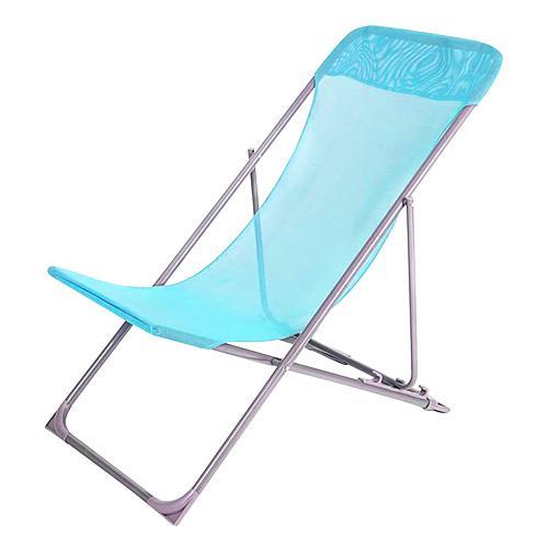 Lehátko BARBADOS, svetlomodré, 56x85x90 cm