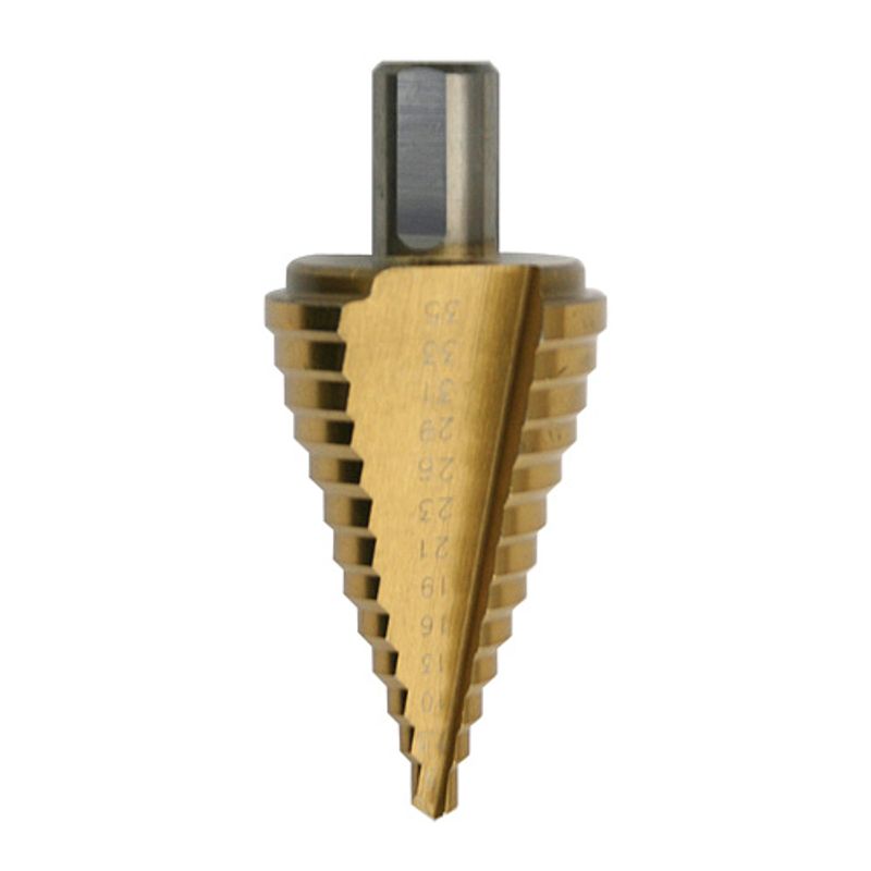 Vrták Strend Pro stupňovitý SD421, 4-20 mm, TiN, HSS 4241 rovný, do kovu