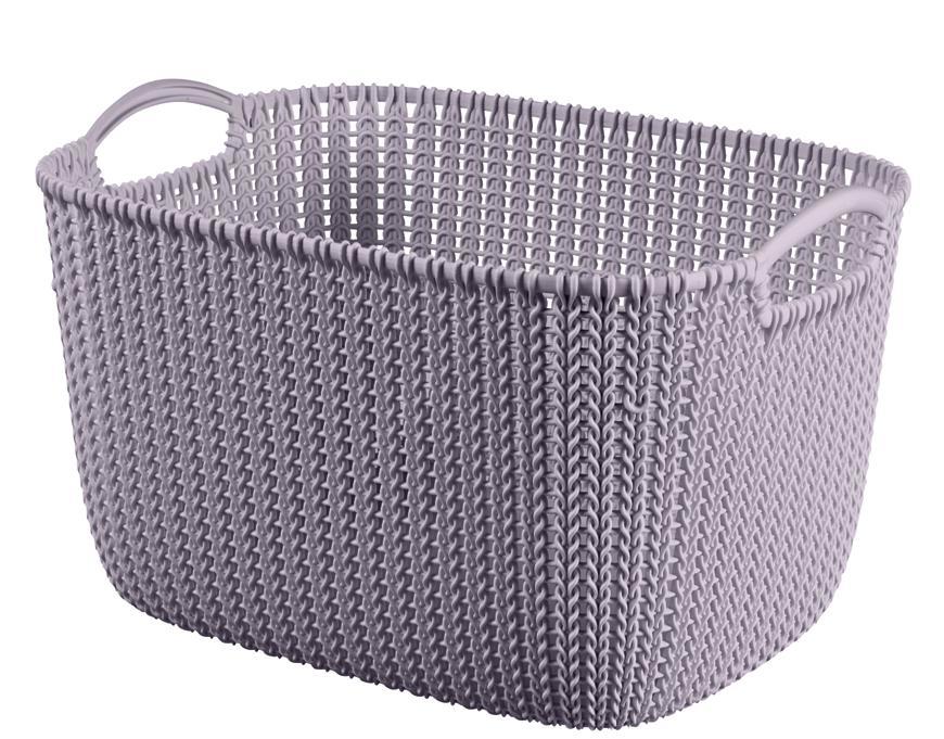 Košík Curver® KNIT 19L, svetlofialový, 40x30x23 cm