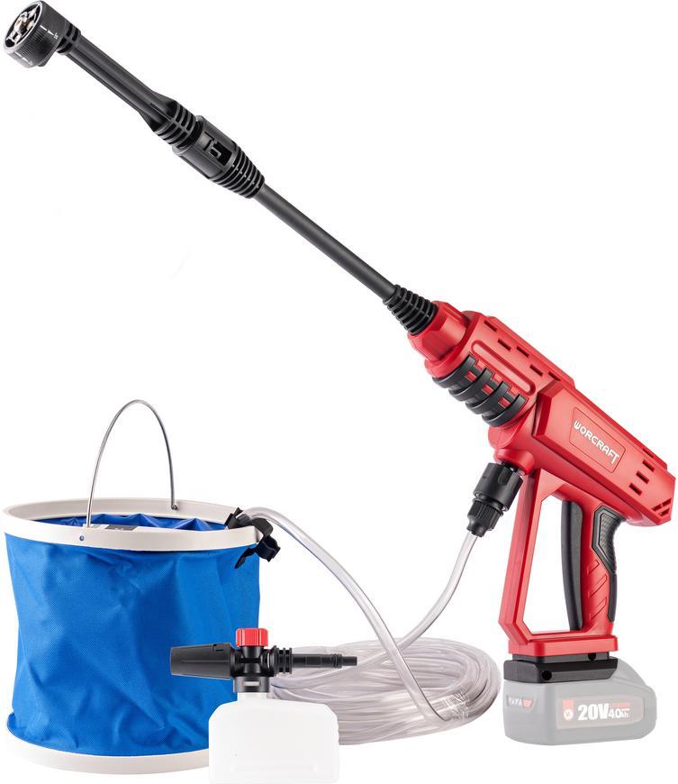 Pištoľ Worcraft CPC-S20LiC, ShareSYS, čistič, 20V, tlaková, umývacia (náhrada 117161)