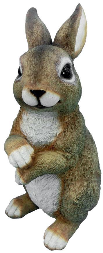 Dekorácia MagicHome Gecco, Zajačik, polyresin, 15x19x34 cm