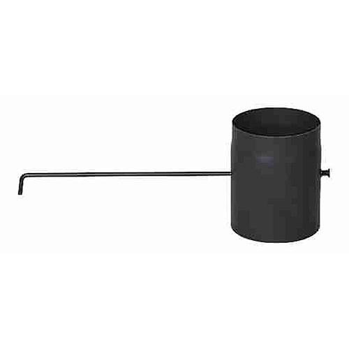 Rúra HS D0250/180/2,0 mm, s klapkou, dlhé ťahlo, dymovod, oceľová hrubostenná dymová rúra