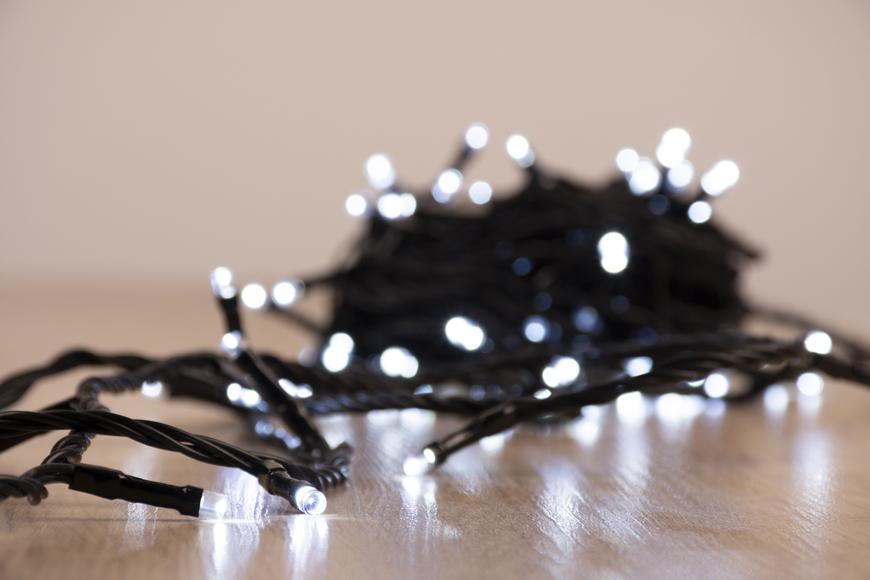 Reťaz MagicHome Vianoce Multi-Connect Star line, 120 LED studená biela, jednoduché svietenie, 230 V,