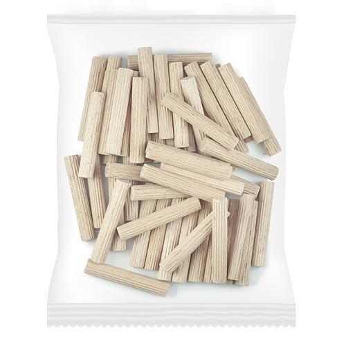 Kolík DIPRO 08x35 mm, rýhovaný, nábytkársky, spojovací na drevenné prvky, bal. 50 ks