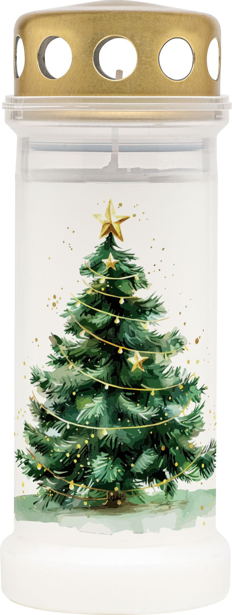 Kahanec Bolsius Gravelight NR6, 17,3x6,7 cm Stromček, 70h