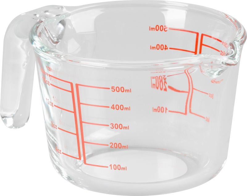 Odmerka MagicHome, sklenená, sklo, s výlevkou, 500 ml