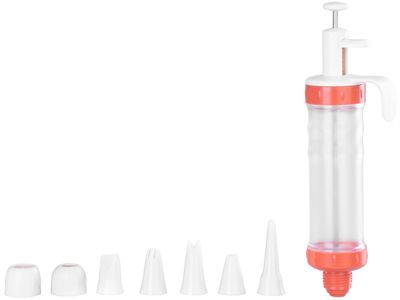 Pištoľ MagicHome, na zdobenie, cukrárska, s príslušenstvom, 28x9,5 cm