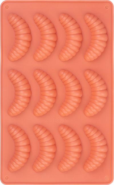 Forma MagicHome, na pečenie, silikón, na 12 vanilkových rožkov, 27,3x17x2 cm