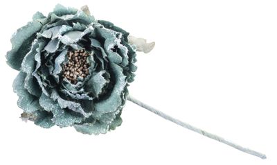 Kvet MagicHome, pivónia, zelená, stonka, veľkosť kvetu: 11 cm, dĺžka kvetu: 21 cm, bal. 6 ks