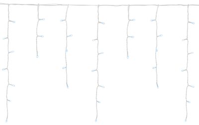 Reťaz MagicHome Vianoce Icicle, 800 LED studená biela, cencúľová, jednoduché svietenie, 230 V, 50 Hz