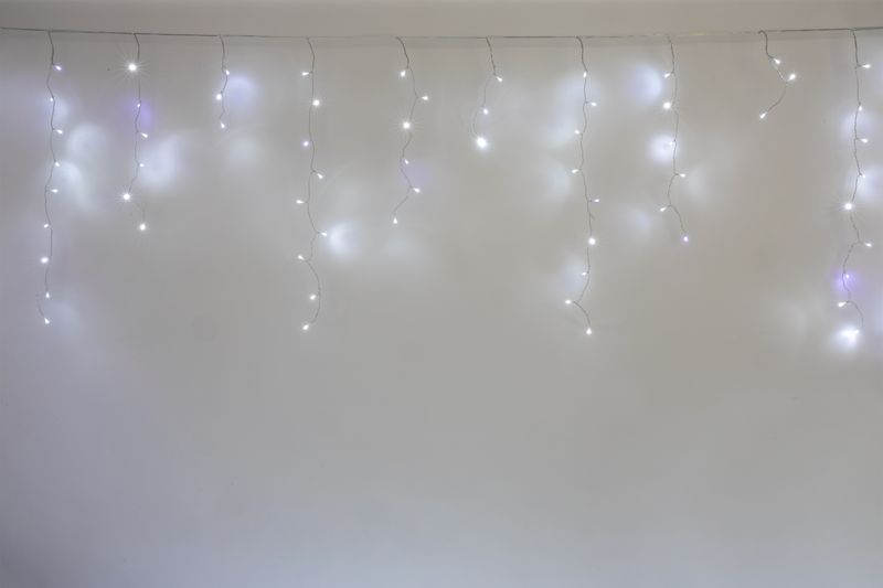Reťaz MagicHome Vianoce, časovač, 504xLED, studená biela, 9+1 funkcií, 20 m, IP44