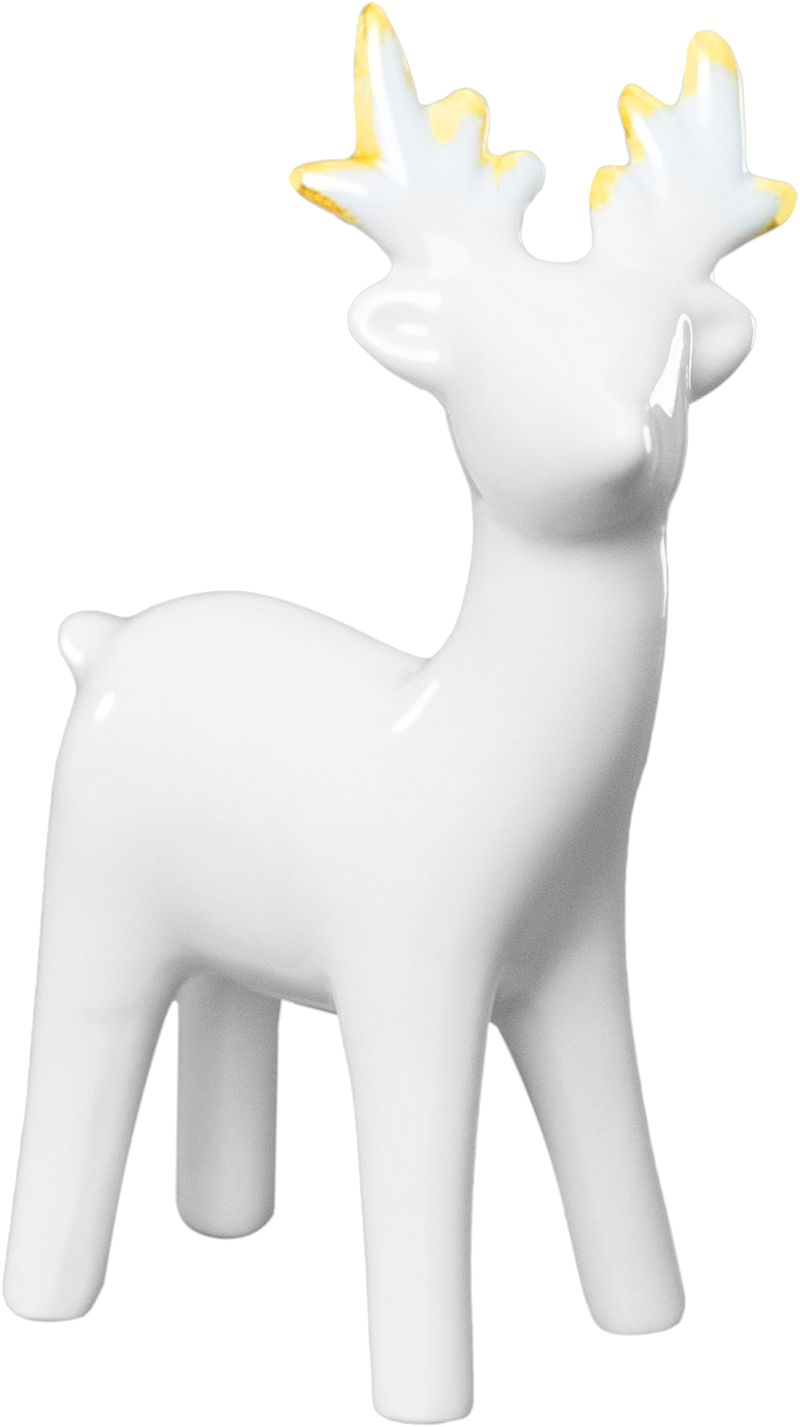 Dekorácia MagicHome Vianoce, Jeleň, 4.7x8.8x13.5 cm