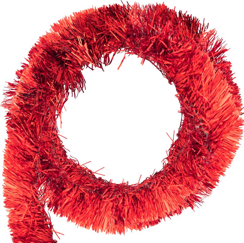 Girlanda, 9cm x 10m, červená