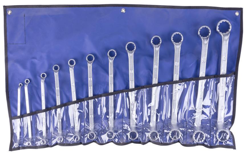 Sada kľúčov IUS 002T • 12 dielna, DIN838, Tetron, očkové