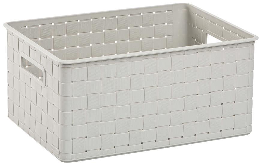 Kôš Curver® NUANCE M 18L, krémový, 39x28x18 cm