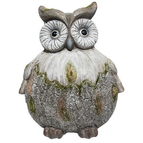 Dekoracia Gecco 8110, Sova, magnesia, 33 cm