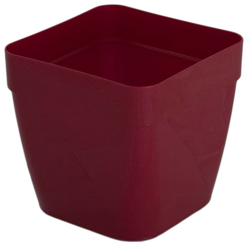 Kvetinac ICS PANDORA 18x18 cm, červený