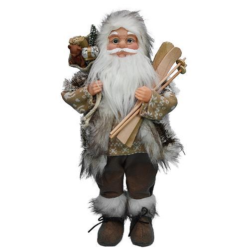 Dekoracia XmSA27, Santa, hnedý, 045 cm