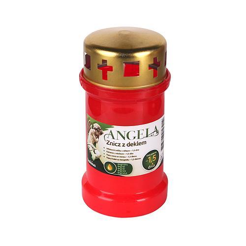 Náplň Bolsius Angela 36HD červená, 35 h, 148 g, priemer 7cm, kahanec s viečkom, olej