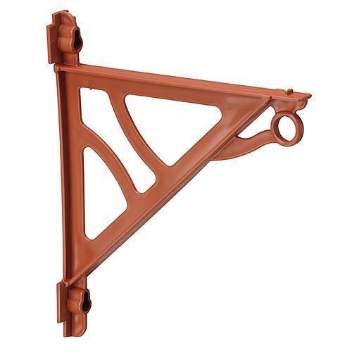 Vešiak Hook 19,5x23,0 cm, držiak na kvetináč, plast, vzhľad tehla