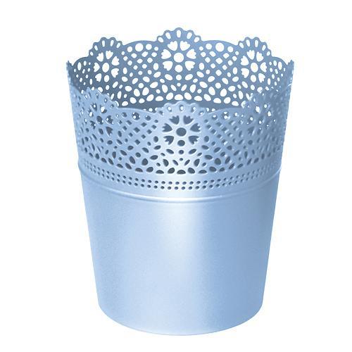 Kvetinac LACE 140 mm, modrý